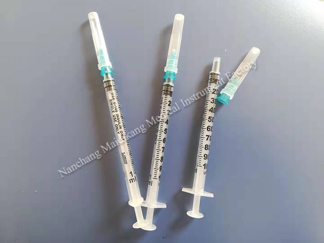 1ml insulin syringe with unfixed needle